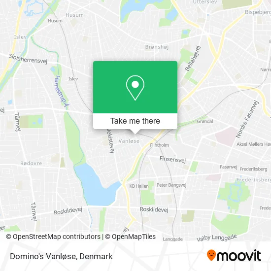 Domino's Vanløse map