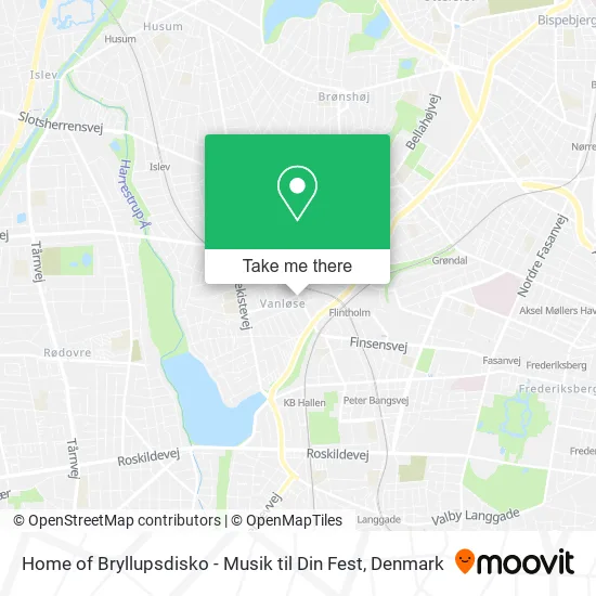 Home of Bryllupsdisko - Musik til Din Fest map