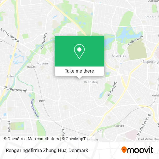 Rengøringsfirma Zhung Hua map