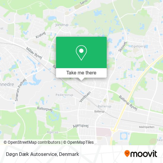 Døgn Dæk Autoservice map