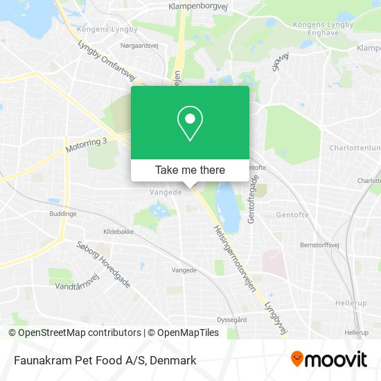 Faunakram Pet Food A/S map