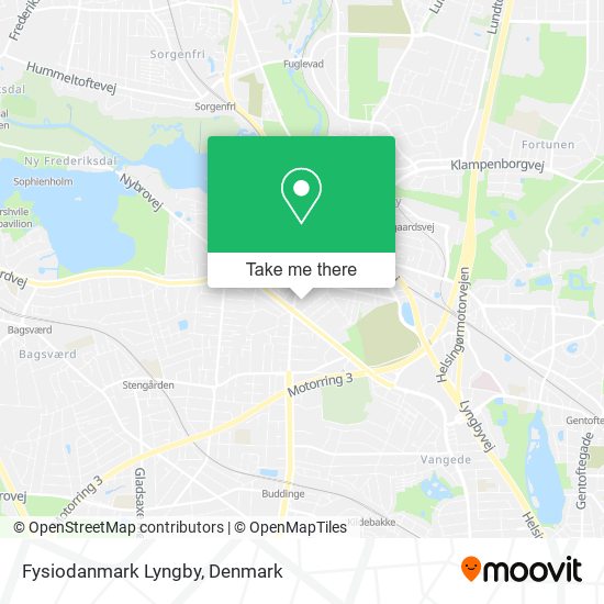 Fysiodanmark Lyngby map