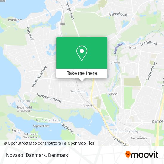 Novasol Danmark map