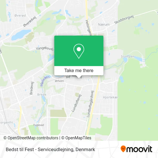 Bedst til Fest - Serviceudlejning map