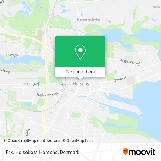 Frk. Helsekost Horsens map