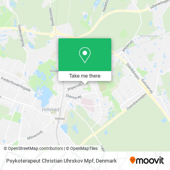 Psykoterapeut Christian Uhrskov Mpf map