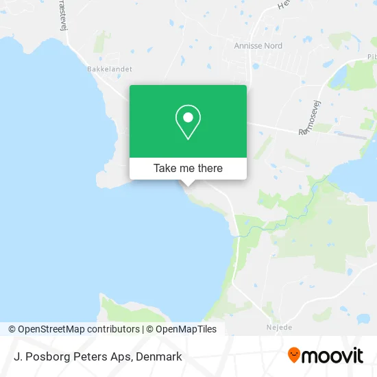 J. Posborg Peters Aps map