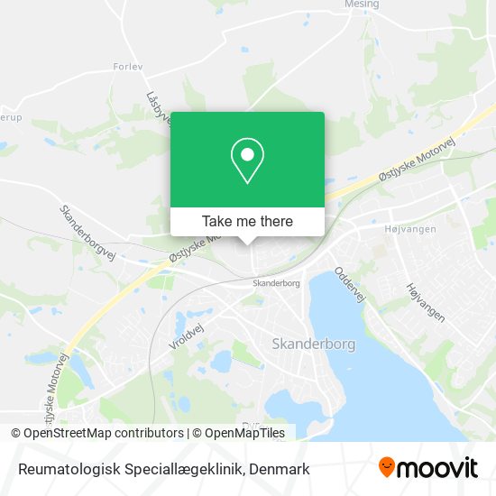 Reumatologisk Speciallægeklinik map