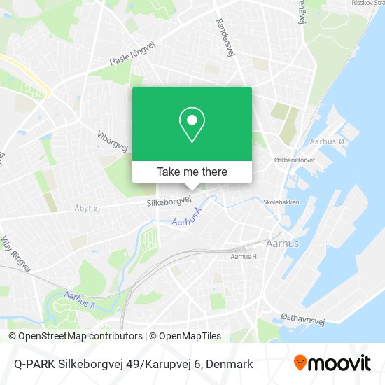 Q-PARK Silkeborgvej 49 / Karupvej 6 map