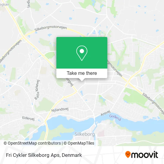 Fri Cykler Silkeborg Aps map