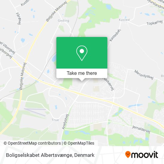 Boligselskabet Albertsvænge map