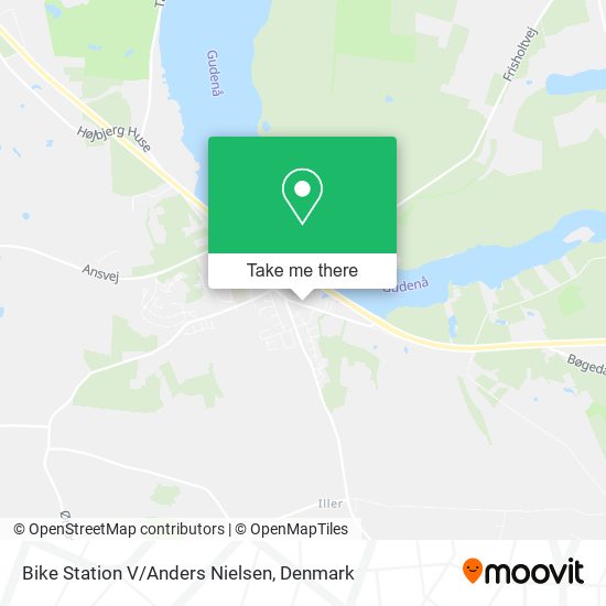 Bike Station V/Anders Nielsen map