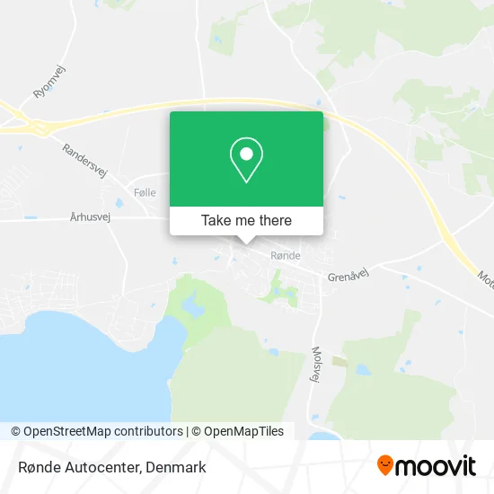 Rønde Autocenter map