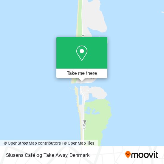 Slusens Café og Take Away map
