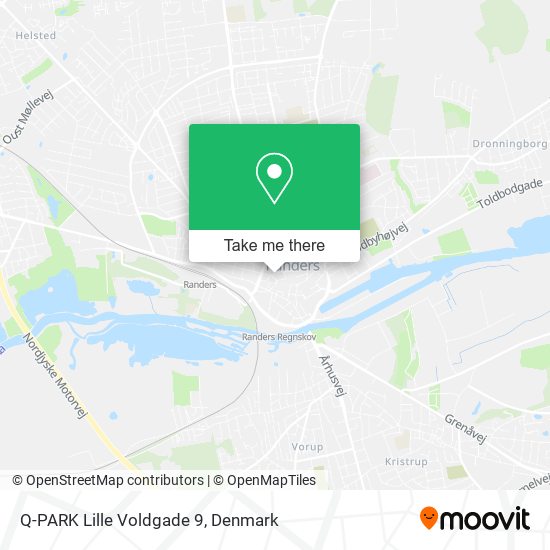 Q-PARK Lille Voldgade 9 map