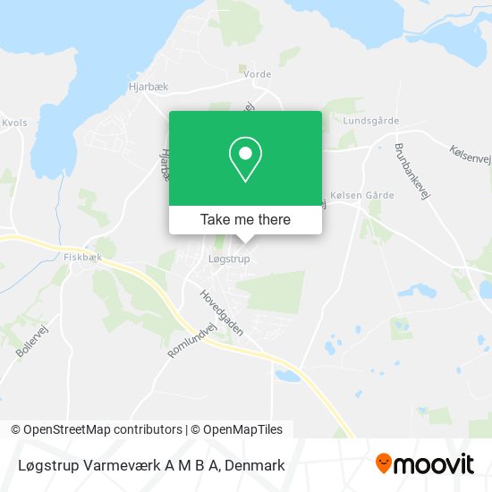 Løgstrup Varmeværk A M B A map