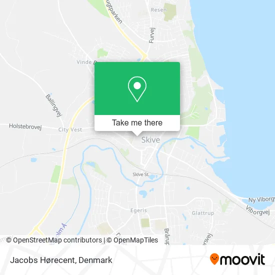 Jacobs Hørecent map
