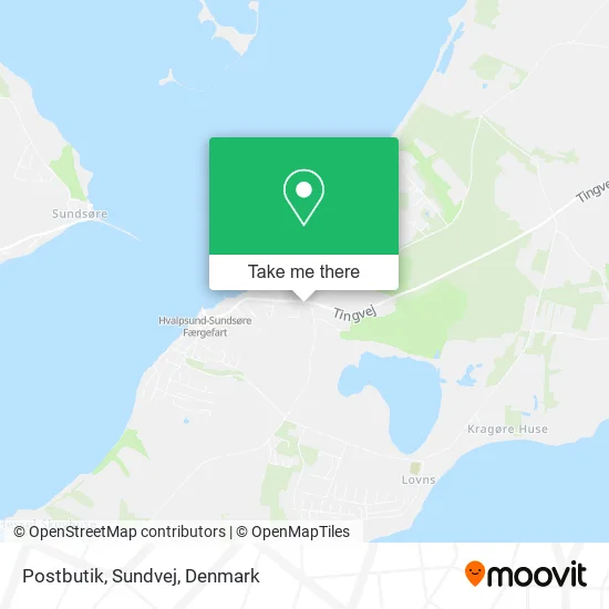 Postbutik, Sundvej map