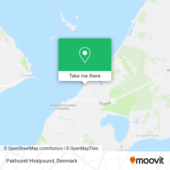 Pakhuset Hvalpsund map