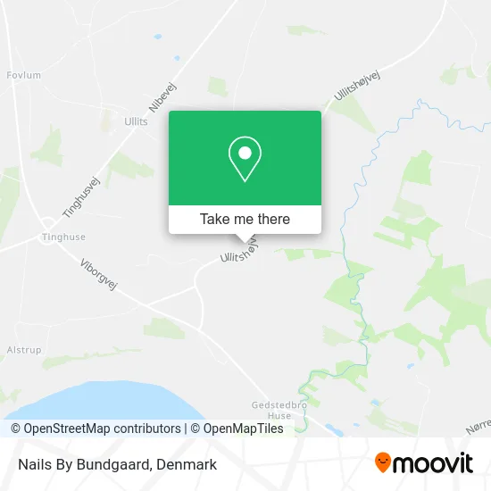 Nails By Bundgaard map