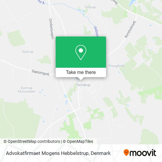 Advokatfirmaet Mogens Hebbelstrup map