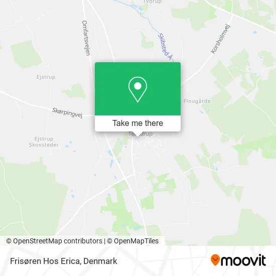 Frisøren Hos Erica map