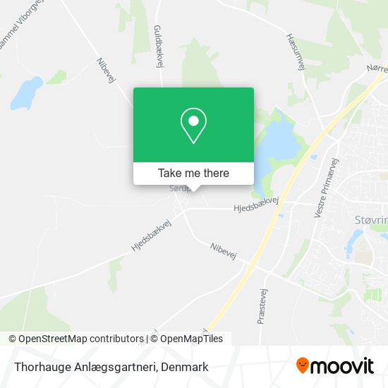 Thorhauge Anlægsgartneri map