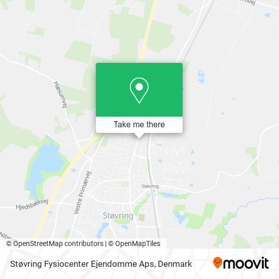 Støvring Fysiocenter Ejendomme Aps map