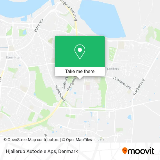 Hjallerup Autodele Aps map