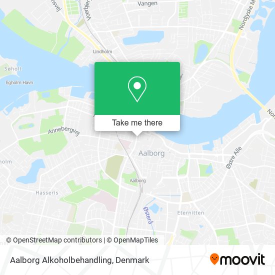 Aalborg Alkoholbehandling map