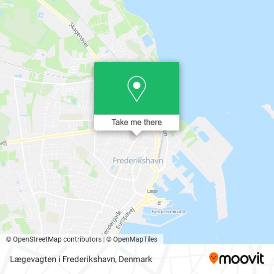 Lægevagten i Frederikshavn map