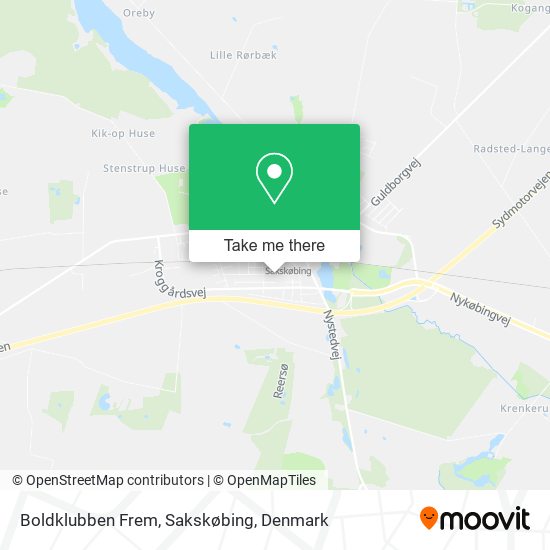 Boldklubben Frem, Sakskøbing map