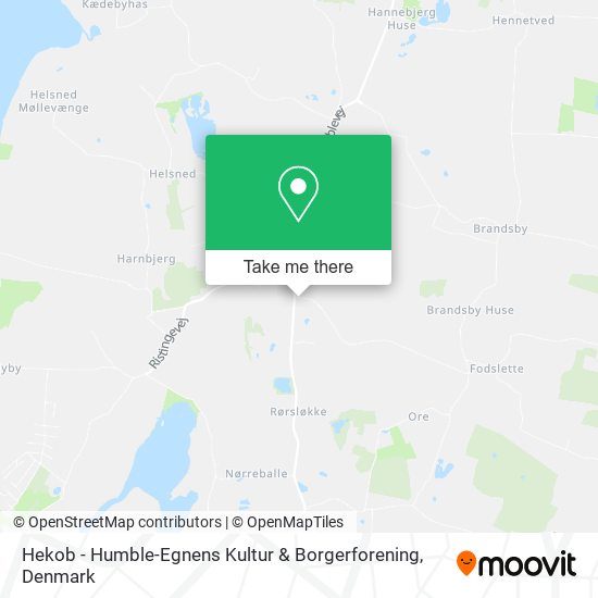 Hekob - Humble-Egnens Kultur & Borgerforening map