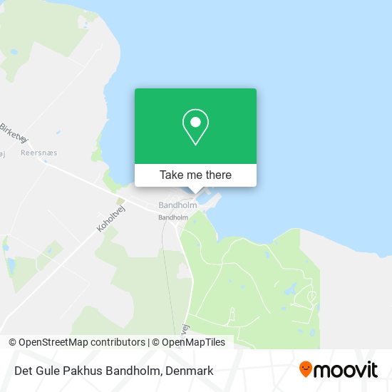 Det Gule Pakhus Bandholm map