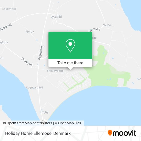 Holiday Home Ellemose map