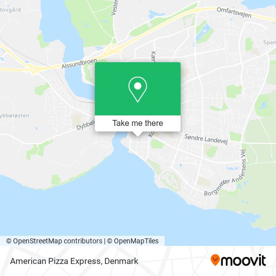 American Pizza Express map