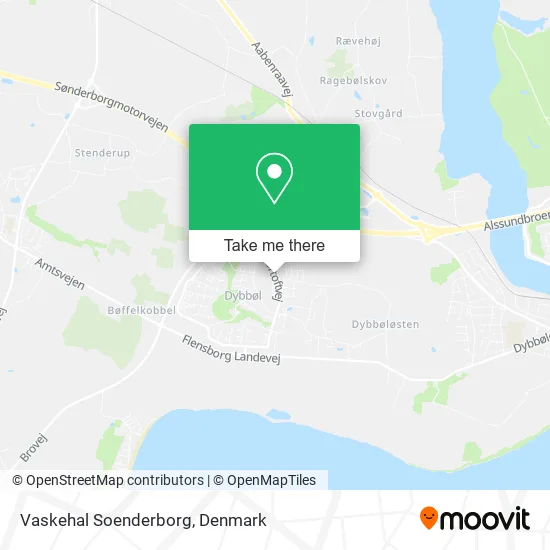 Vaskehal Soenderborg map