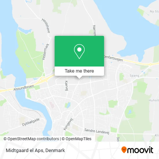 Midtgaard el Aps map