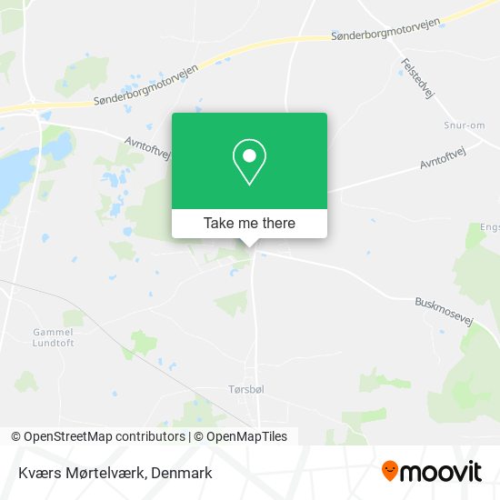 Kværs Mørtelværk map