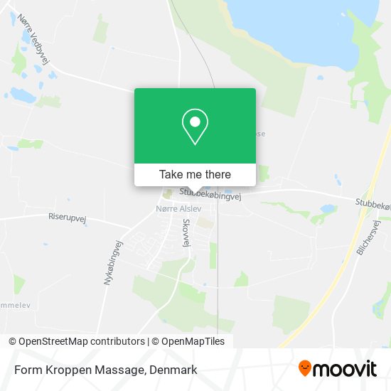 Form Kroppen Massage map