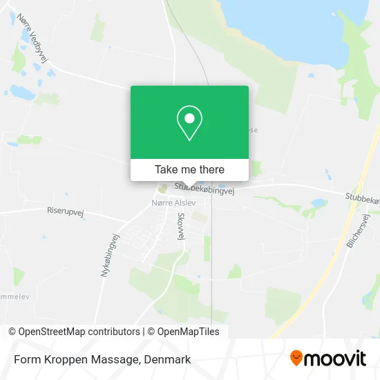 Form Kroppen Massage map