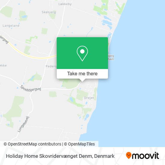Holiday Home Skovridervænget Denm map