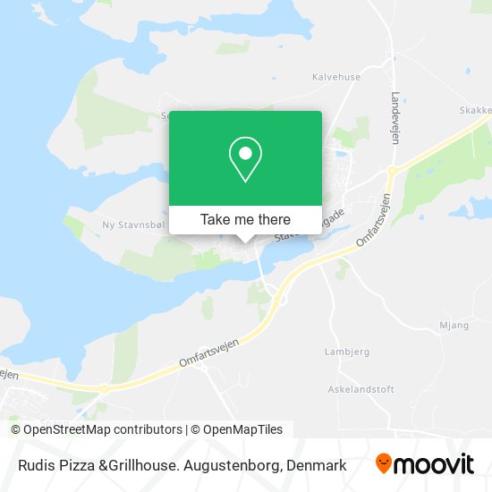 Rudis Pizza &Grillhouse. Augustenborg map