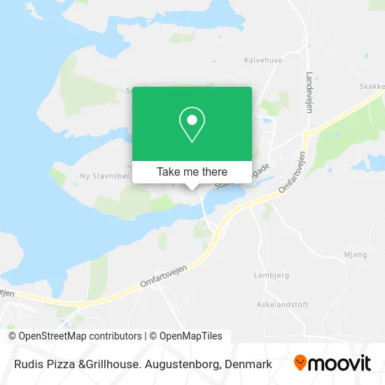 Rudis Pizza &Grillhouse. Augustenborg map
