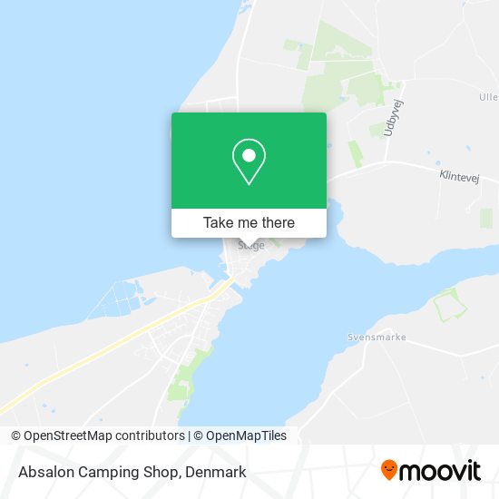Absalon Camping Shop map