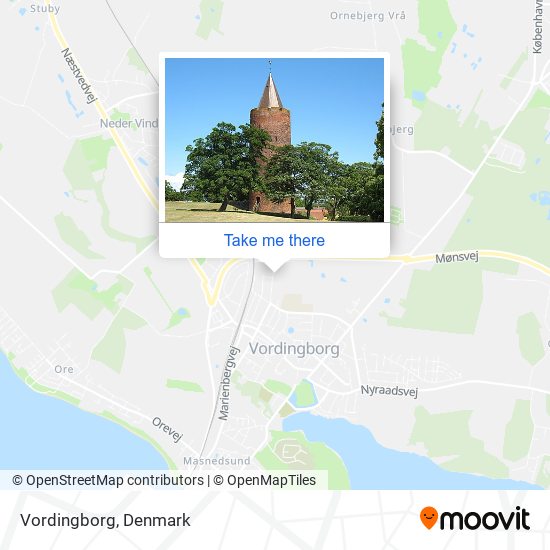 Vordingborg map