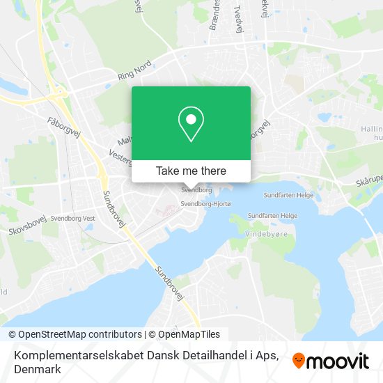 Komplementarselskabet Dansk Detailhandel i Aps map