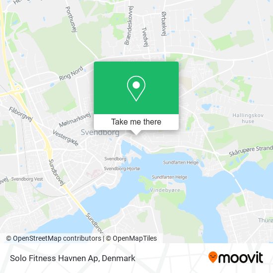 Solo Fitness Havnen Ap map