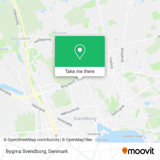 Bygma Svendborg map
