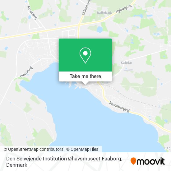 Den Selvejende Institution Øhavsmuseet Faaborg map